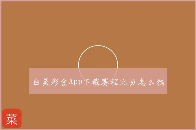 白菜彩金App下载赛程比分怎么找